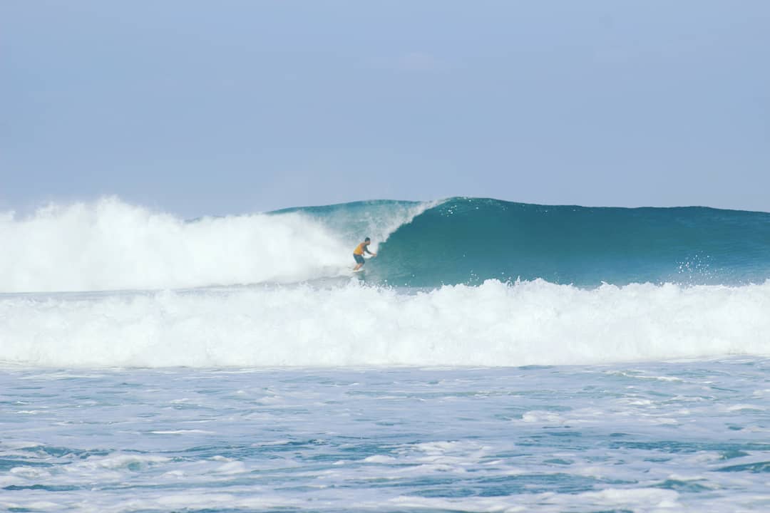 Surfing Sawarna Beach